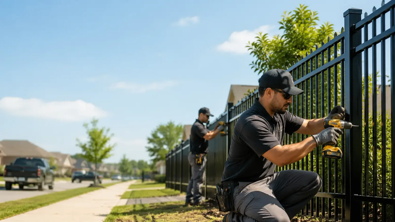 Metal Fence Installation in Alba, TX